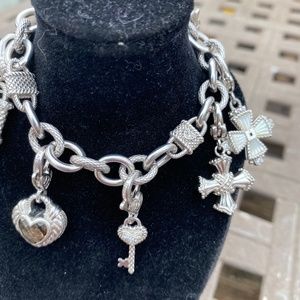 JUDITH RIPKA CHARM BRACELET